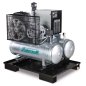 Preview: Kolbenkompressor 2x100l Druckluftbehältern, Kältetrockner, Feinfilter, Kondensatableiter AIRPROFI DUO -703