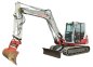 Preview: Takeuchi Midibagger TB290-2 - Allrounder mit 70 PS Yanmar Dieselmotor mit Turbolader | Gebraucht: 2500 Stunden