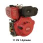 Preview: 11 PS 1-Zylinder luftgekühlten Dieselmotor KOOP KD192F