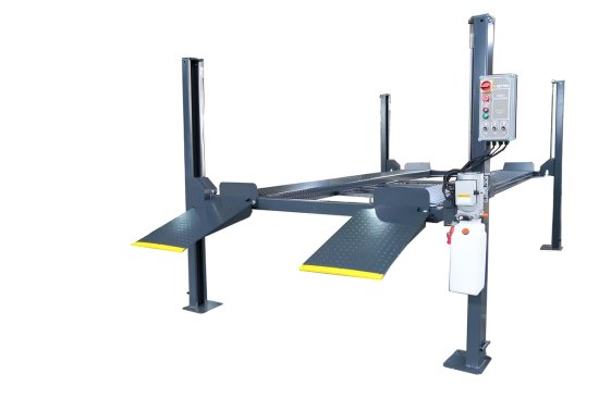 Preview: 4 Säulen Hebebühne Parkbühne Halbautomatische 3700kg inkl. Mobil-Kit Retter RT-P3700 Preview: 4 Säulen Hebebühne Parkbühne Halbautomatische 3700kg inkl. Mobil-Kit Retter RT-P3700