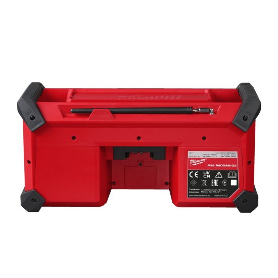 MILWAUKEE® M18™ Baustellenradio - Robustes Baustellenradio mit DAB+/FM und Bluetooth®