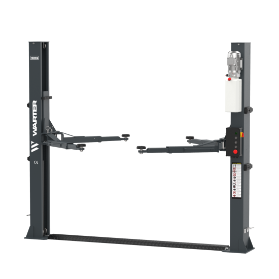 Preview: WARTER Zwei-Säulen-Hebebühne Profi JBL510 – 4,5 t automatische Entriegelung Preview: WARTER Zwei-Säulen-Hebebühne Profi JBL510 – 4,5 t automatische Entriegelung