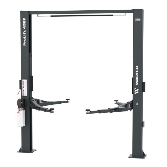 Preview: WARTER Zwei Säulen Hebebühne ProLift 45BF 4.5T mit 3-fach Teleskoparm - barrierefrei Preview: WARTER Zwei Säulen Hebebühne ProLift 45BF 4.5T mit 3-fach Teleskoparm - barrierefrei