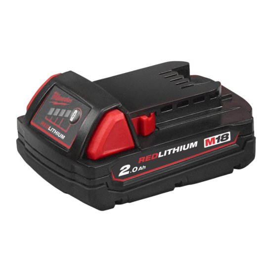 Milwaukee M18 B2 Akku 18 Volt 2.0 Ah Li-ion