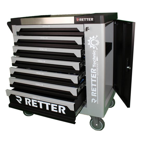 RETTER R8 Werkzeugwagen /Carbon Edition Leer