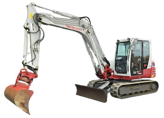 Takeuchi Midibagger TB290-2 - Allrounder mit 70 PS Yanmar Dieselmotor mit Turbolader | Gebraucht: 2500 Stunden