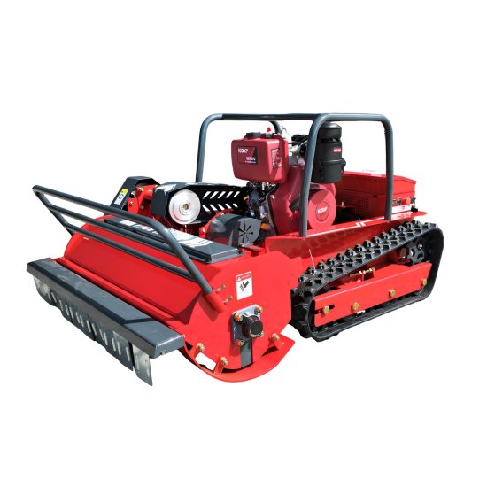 Preview: AMD-R100 Ferngesteuerter Diesel-Rasenmäher mit Raupenantrieb – 1000 mm Schnittbreite Preview: AMD-R100 Ferngesteuerter Diesel-Rasenmäher mit Raupenantrieb – 1000 mm Schnittbreite