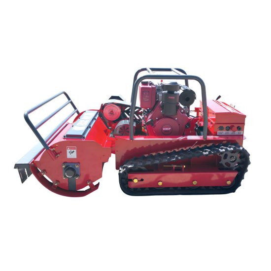 Preview: AMD-R100 Ferngesteuerter Diesel-Rasenmäher mit Raupenantrieb – 1000 mm Schnittbreite Preview: AMD-R100 Ferngesteuerter Diesel-Rasenmäher mit Raupenantrieb – 1000 mm Schnittbreite