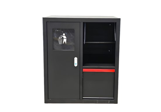 Mülleimer mit Papierhalter Modul für Schranksystem - 711 x 507 x 820 mm | RETTER - WT01Y8004