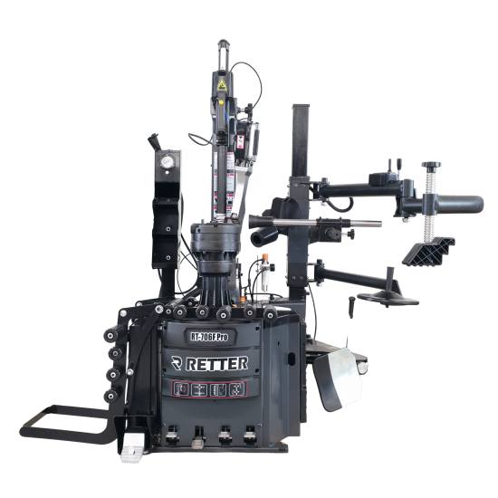 Preview: RT-706F Pro Reifenmontiermaschine - SET Auswahl Wuchtmaschine Preview: RETTER Profi Reifenmontagemaschine mit Zentralspannung RT-706F Pro - 380V