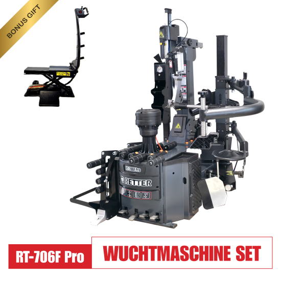 Preview: RT-706F Pro Reifenmontiermaschine - SET Auswahl Wuchtmaschine Preview: RT-706F Pro Reifenmontiermaschine - SET Auswahl Wuchtmaschine