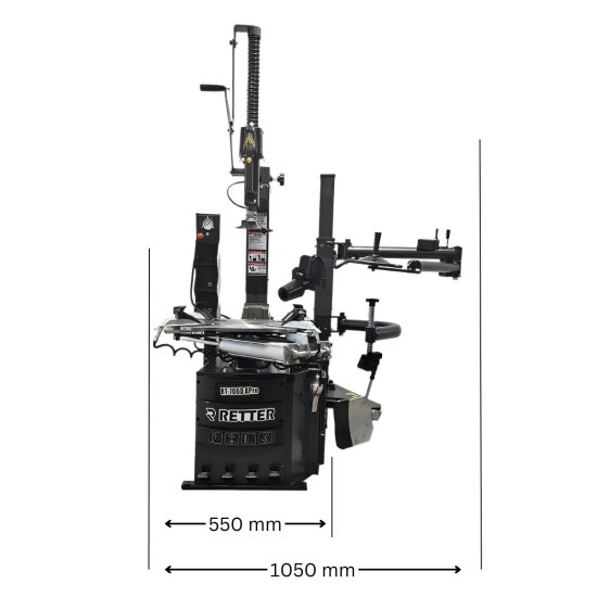 RETTER Profi Reifenmontiermaschine 380V RTH-706D+Apro mit Booster System & Wuchtmaschine JH-80B SET