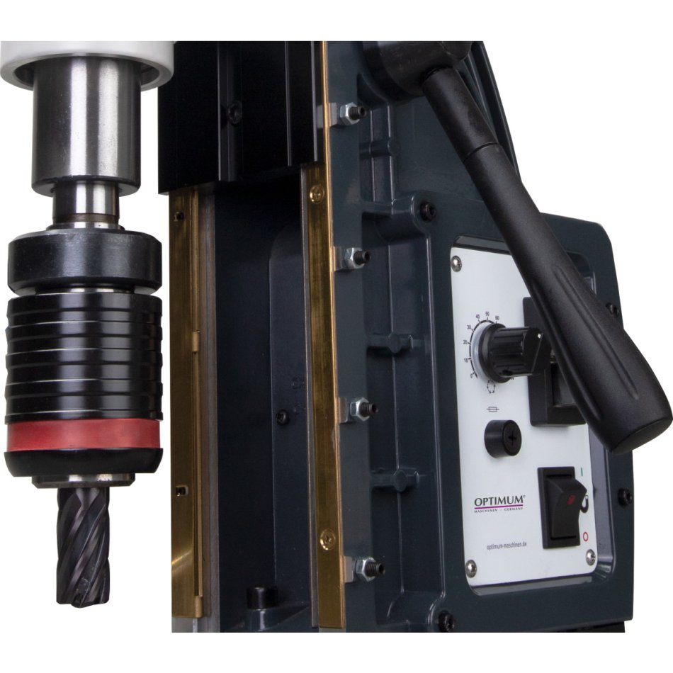 Magnetkernbohrmaschine - 35 mm inkl. Kühlmitteltank und Sicherheitsgurt | OPTIMUM - DM 35