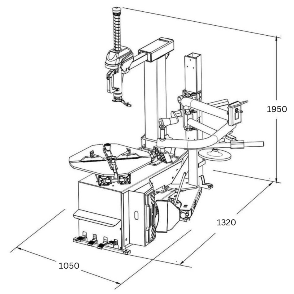 Reifenmontagemaschine - Retter RT706D APro