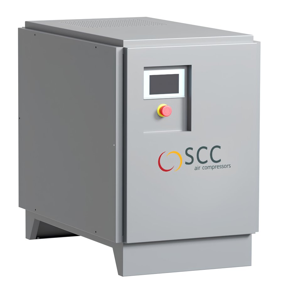 Effizienter Schraubenkompressor SCC: BASE Mini Serie 2,2-3 kW Leistung und 8-10 bar Druck